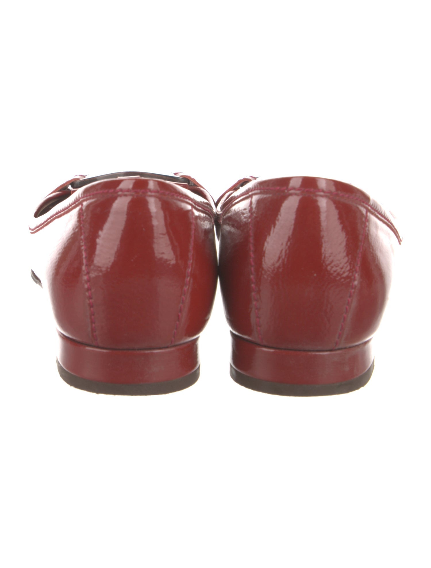 Ferragamo Patent Leather Ballet Flats